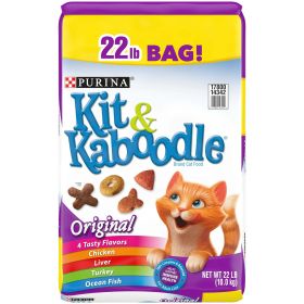 Purina Kit and Kaboodle Dry Cat Food Original Poultry, Liver and Ocean Fish Flavors